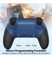 Купить Беспроводной контроллер CHEREEKI для PS4, черный/синий. Отличная цена