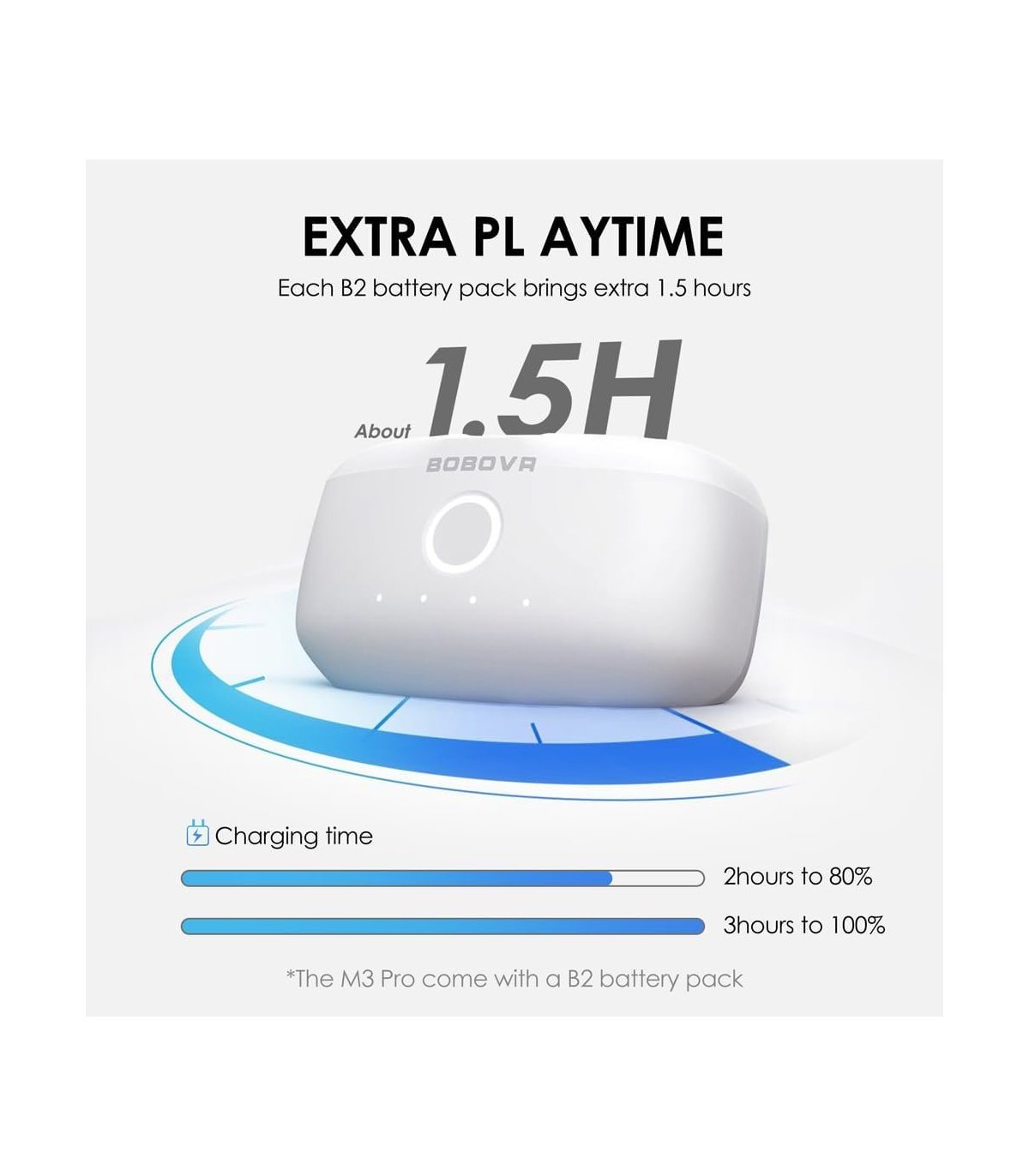 Osta BOBOVR M3 Pro peapael, mis ühildub Meta Quest 3/3S magnetilise 5200mAh akuga Hea hind