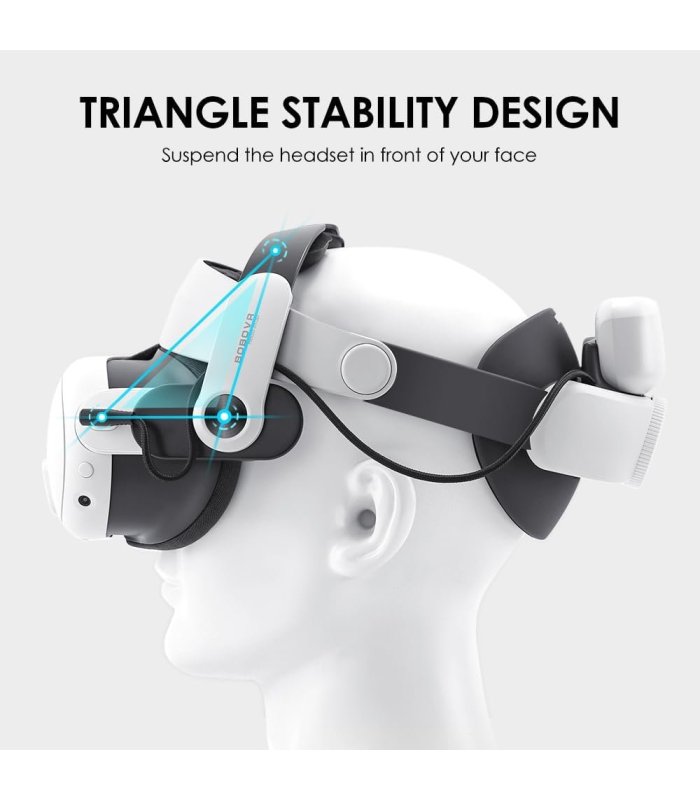 Buy BOBOVR M3 Pro Head Strap Compatible with Meta Quest 3/3S Magnetic 5200mAh Battery for Great Price