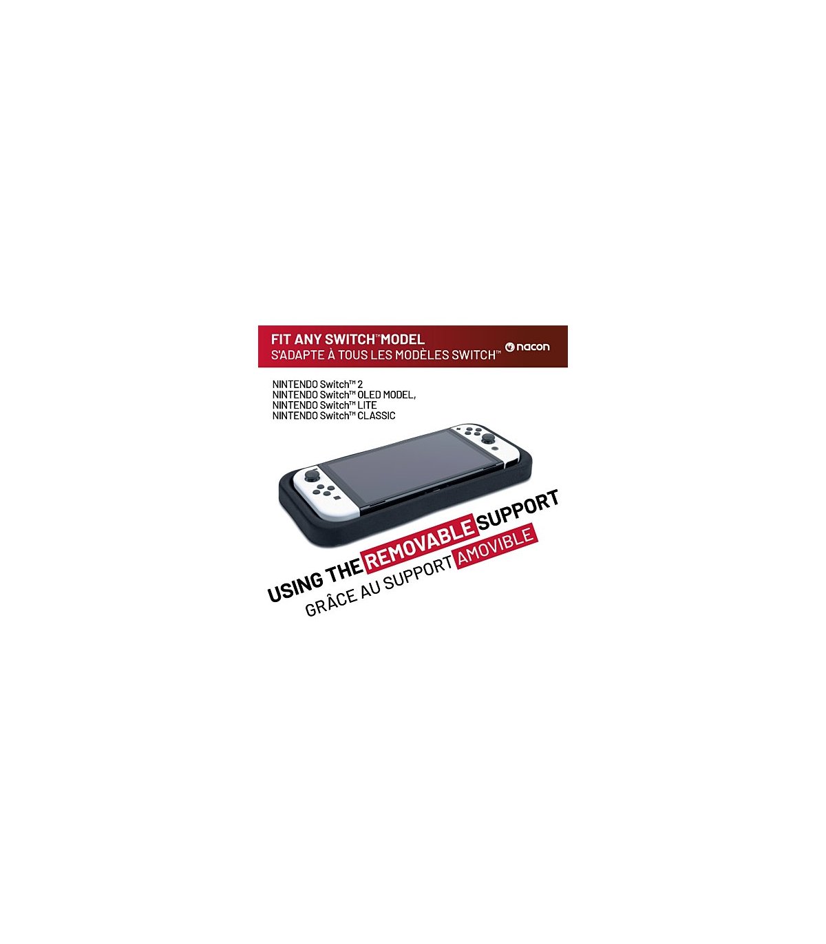 Buy Case Nacon L Nintendo Switch 2 black (suitable for all Switch) for Great Price