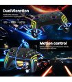 Buy MYSTILUCK Wireless Pro Controller Nintendo Switch / PC RGB, Black for Great Price