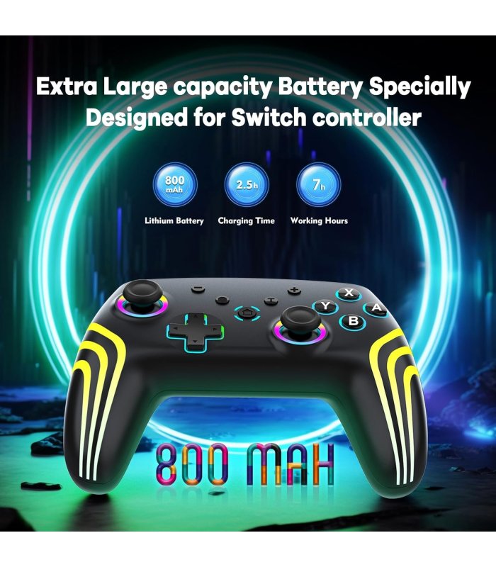 Įsigykite Belaidis pultelis Pro SZ-933A Nintendo Switch / PC RGB Juodas Gera Kaina 