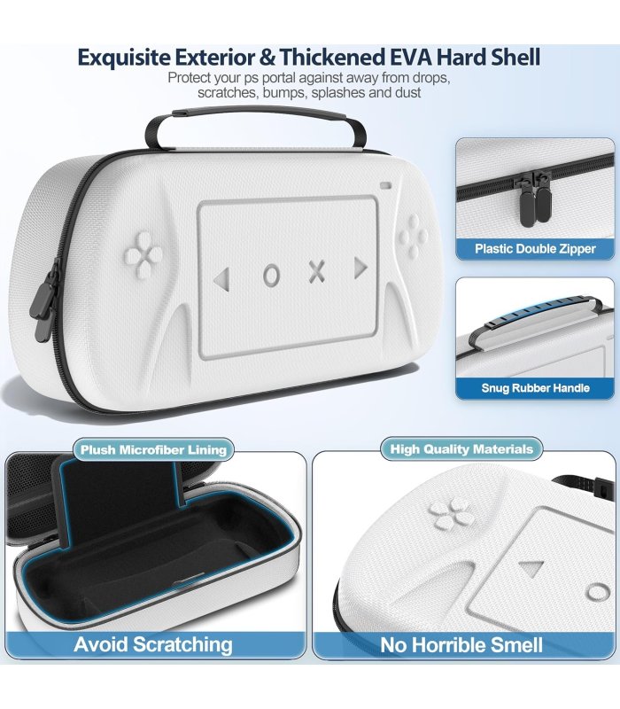 Buy PLAYSTATION PORTAL HARD CASE WHITE for Great Price