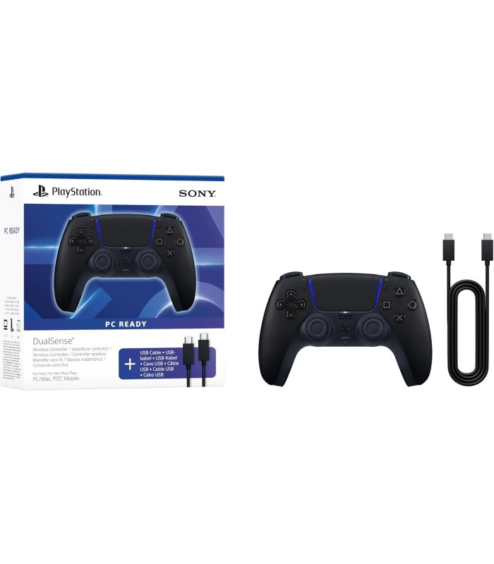 Osta DualSense juhtmeta kontroller PS5 Midnight Black + USB-kaabel Hea hind