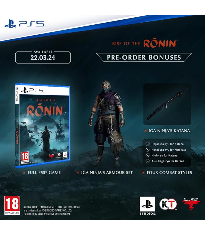 Купить Rise of the Rōnin PS5 [Пользованый] Отличная цена