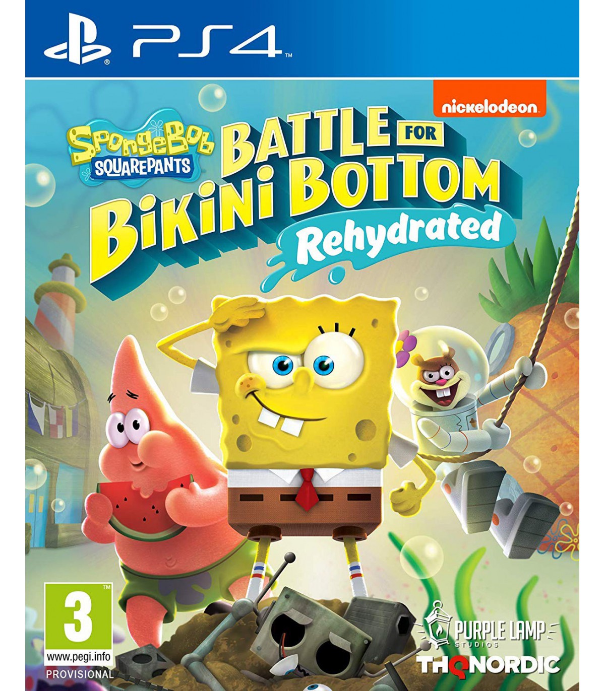 Spongebob SquarePants Battle for Bikini Bottom Rehydrated PS4