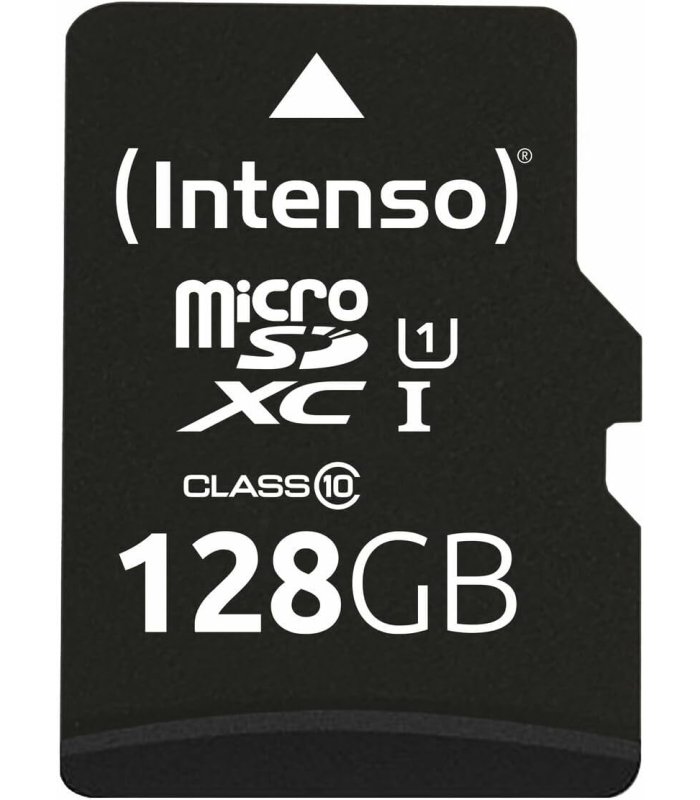Pirkt Memory card with SD adapter Intenso microSDXC UHS-I 128GB Premium Lieliska cena