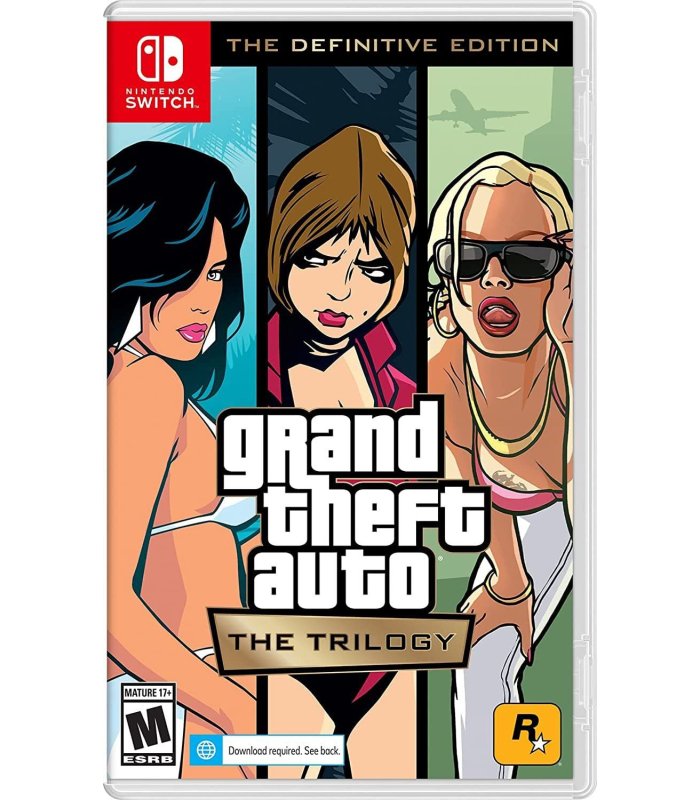 Купить Grand Theft Auto The Trilogy Definitive Edition Nintendo Switch [Пользованый] Отличная цена