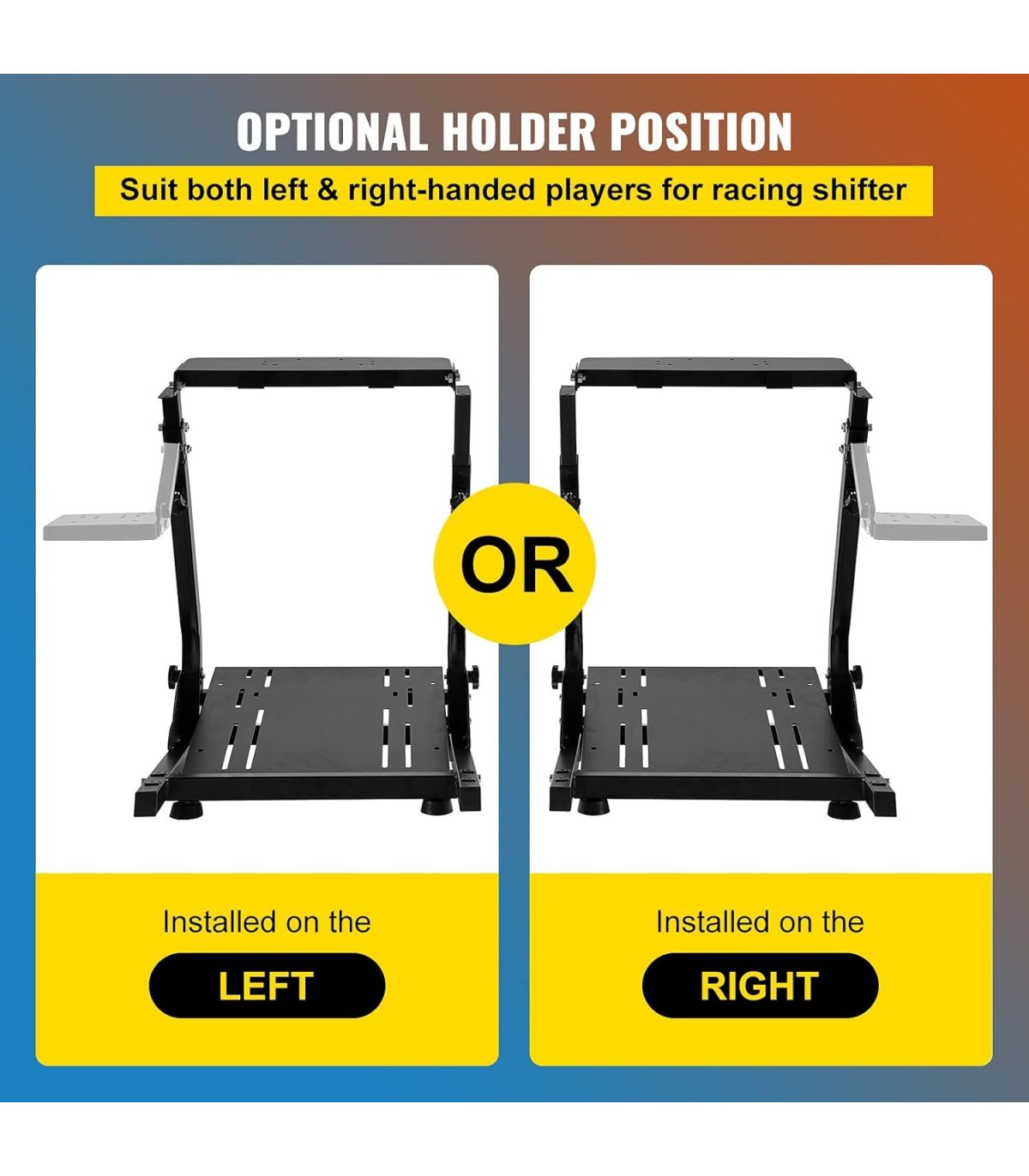 Buy VEVOR Racing Simulator Steering Wheel Stand for Great Price