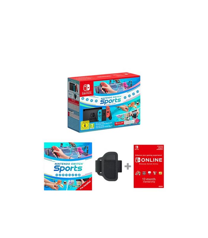 Įsigykite Nintendo Switch + Nintendo Switch Sports + 12 mėn. Online Gera Kaina 