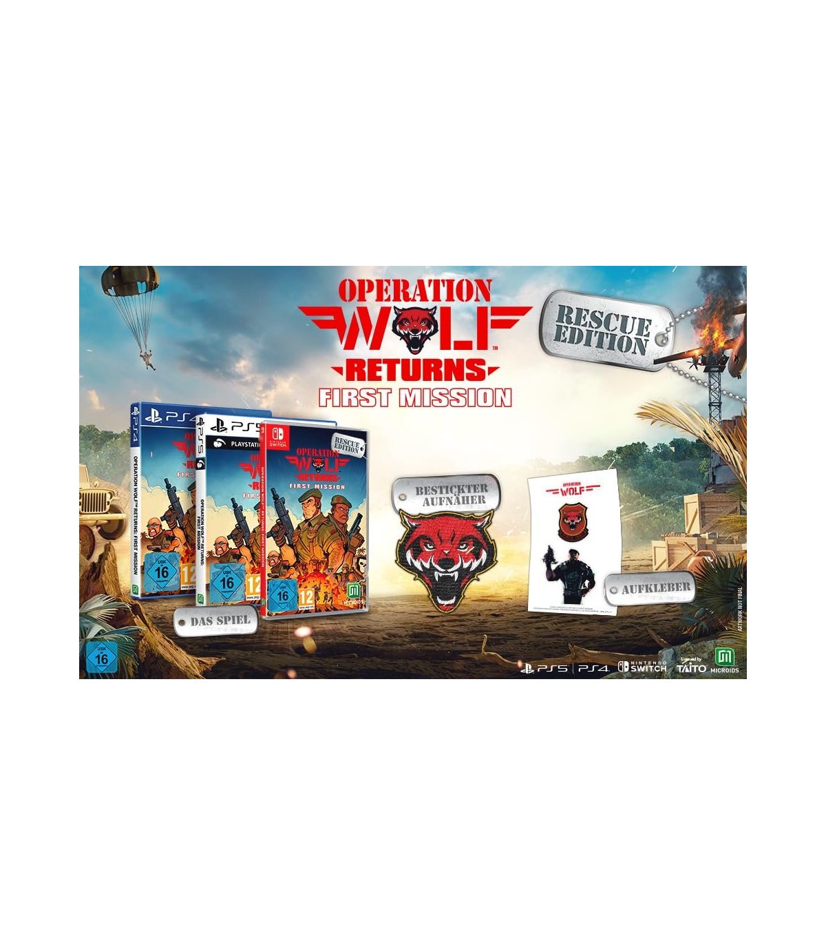 Osta Operation Wolf Returns: First Mission PS4 Hea hind