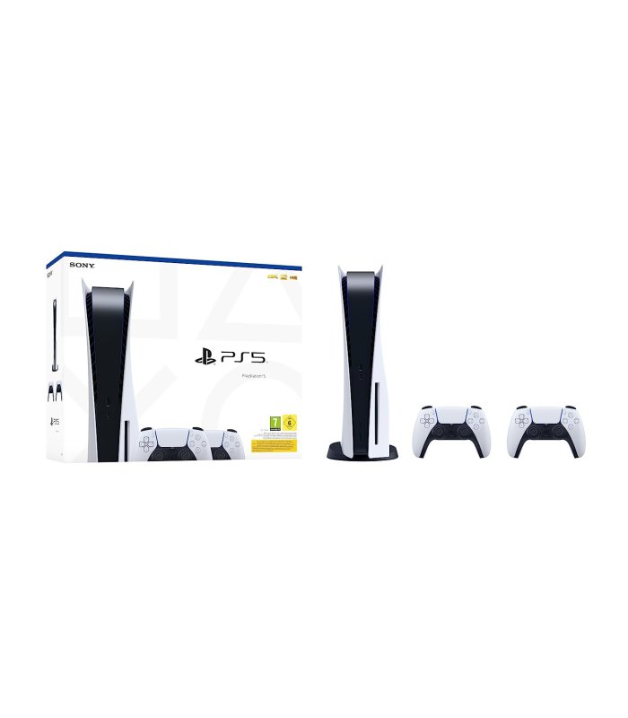 Pirkt PlayStation 5 Standard disc Edition 825GB + 2 pultis [Lietotas] Lieliska cena