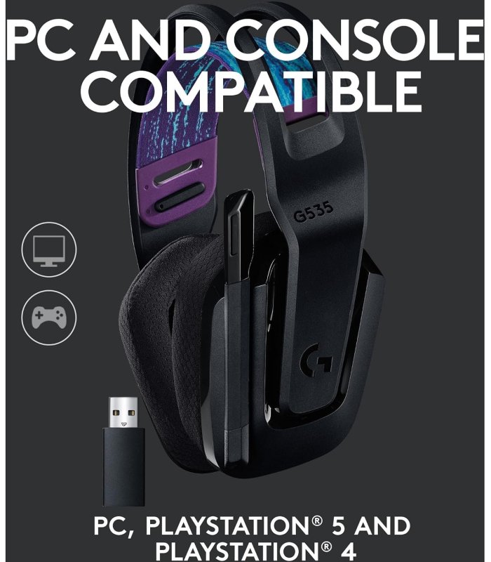Įsigykite Ausinės belaidės Logitech G535 LIGHTSPEED & Bluetooth Gera Kaina 