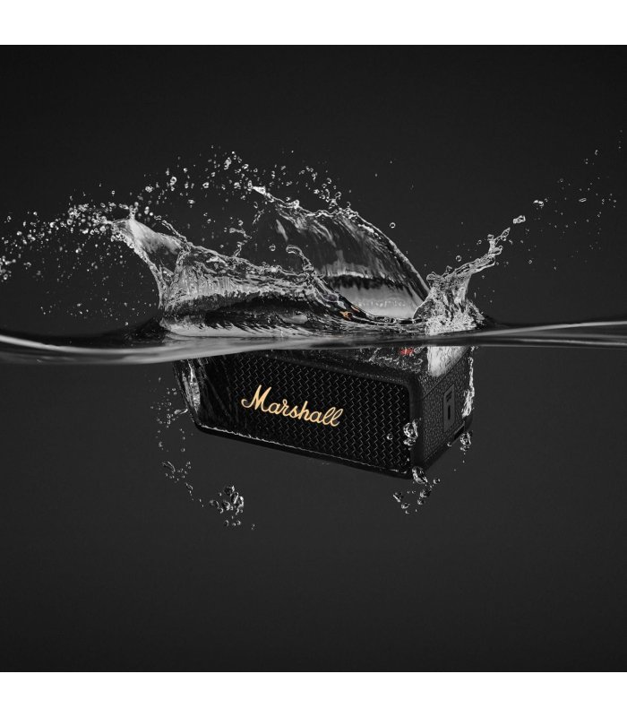 Buy Marshall Emberton III Bluetooth Wireless Speaker Black and Brass for Great Price