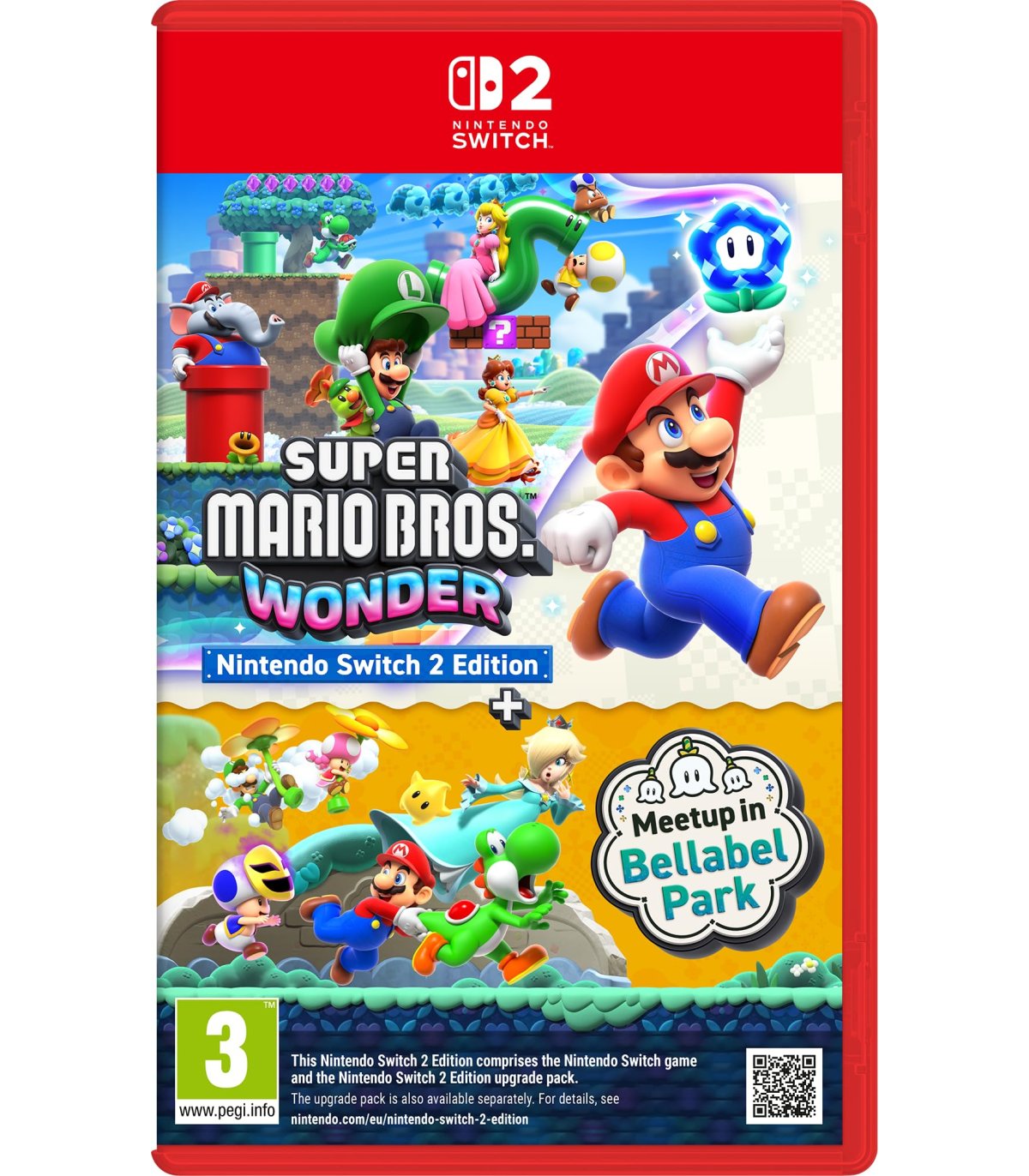 Pirkt Super Mario Bros. Wonder + Meetup in Bellabel Park Nintendo Switch 2 Lieliska cena