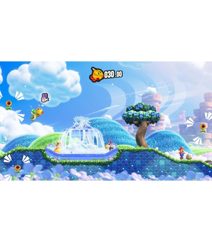 Pirkt Super Mario Bros. Wonder + Meetup in Bellabel Park Nintendo Switch 2 Lieliska cena