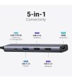 Įsigykite UGREEN Revodok USB-C hub, 5Gbps, 4K HDMI, PD 100W, 3x USB-A Gera Kaina 