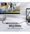 Įsigykite UGREEN Revodok USB-C hub, 5Gbps, 4K HDMI, PD 100W, 3x USB-A Gera Kaina 