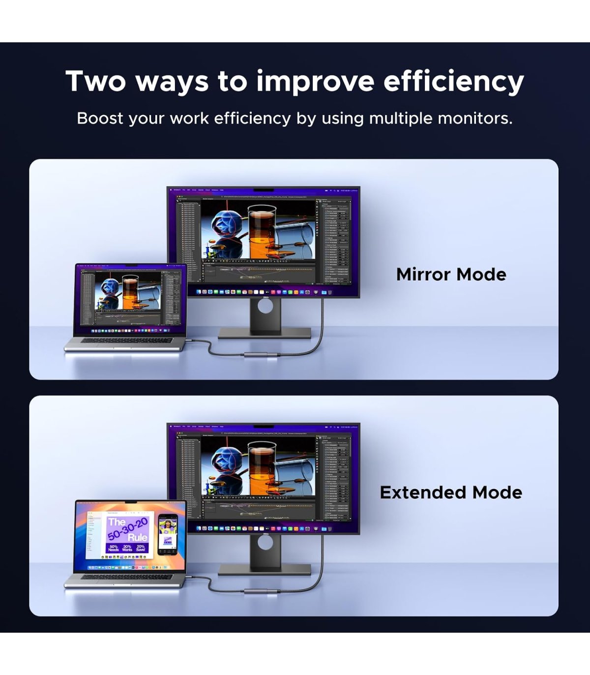 Įsigykite Adapteris USB C į HDMI UGREEN HDMI 2.1, iki 8K@60Hz Gera Kaina 
