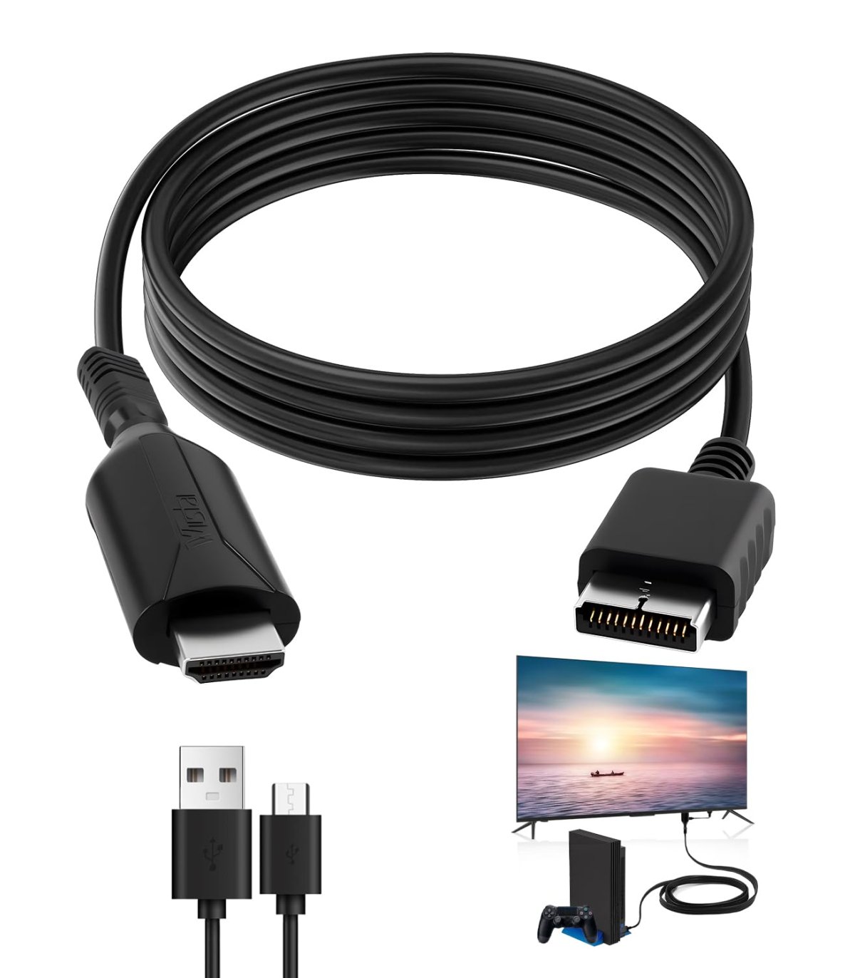 Osta KeyQueen PS1/PS2 HDMI adapter 1080P must Hea hind