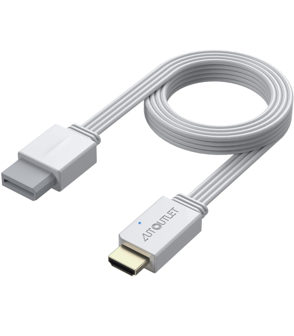 Buy AUTOUTLET Wii to HDMI cable 150 cm white for Great Price