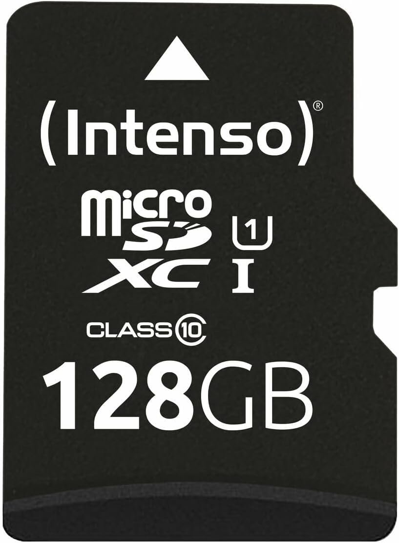 Memory card with SD adapter Intenso